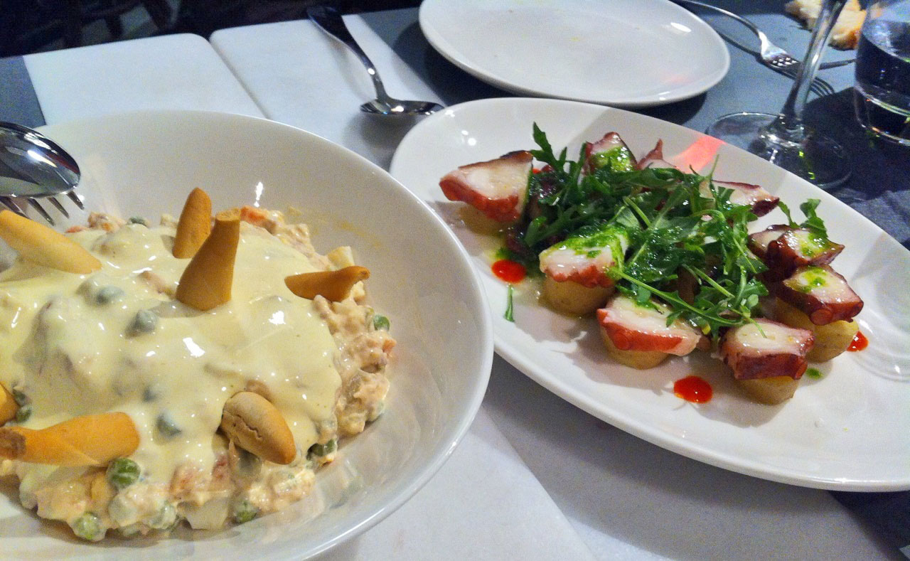 La cocina del restaurante Los Fueros de Bilbao